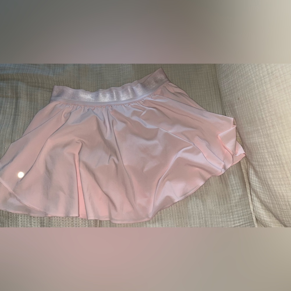 lululemon athletica Pink Asymmetrical Skater Mini Skirt